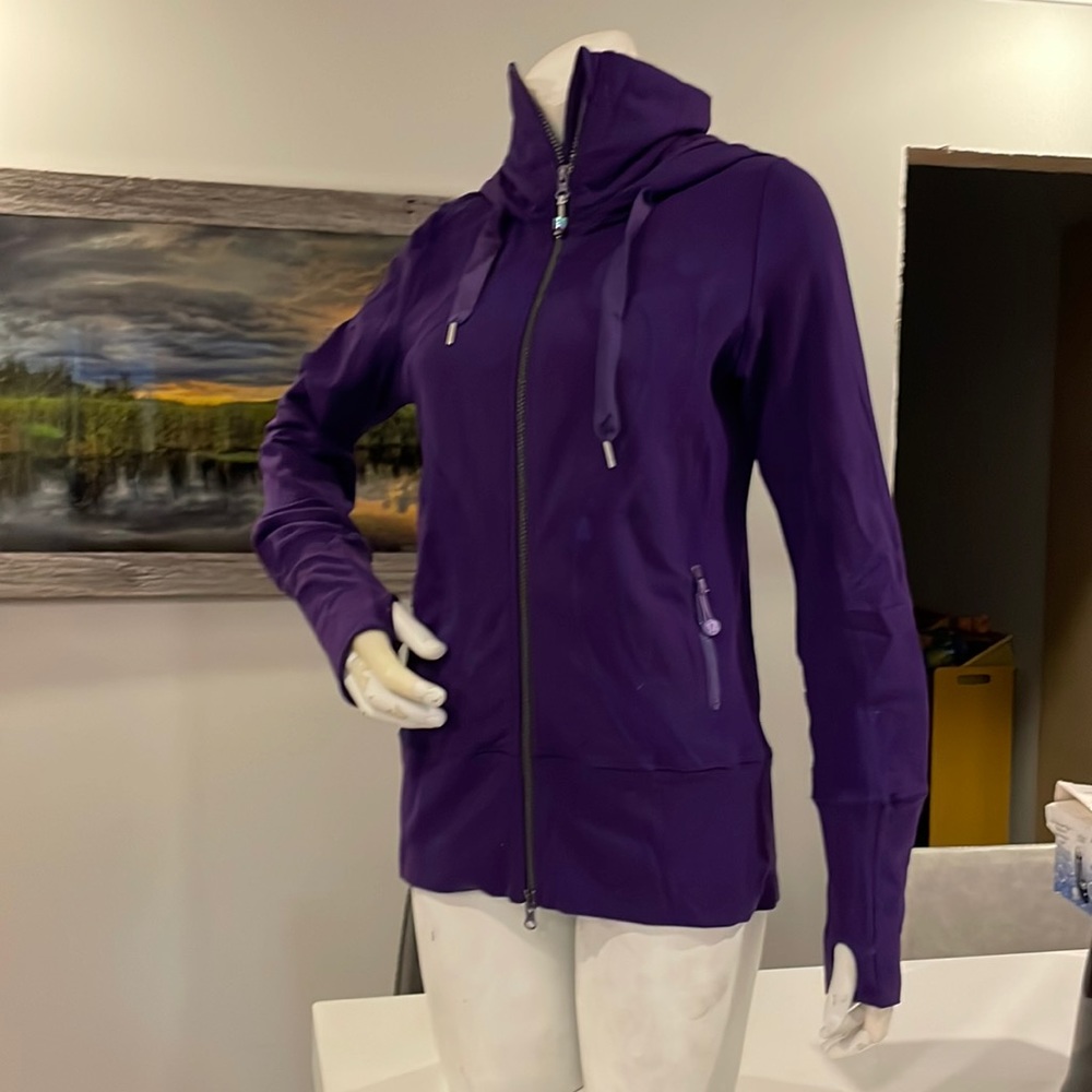 Lululemon purple zip down hoodie